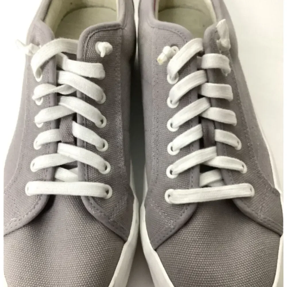 Cushionaire Women’s Size 9.5 Gray Tag Low Top Canvas Sneaker Fashion & Comfort